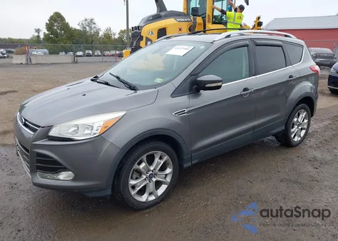 2014 Ford Escape Titanium из США, поврежденный, VIN 1FMCU9J91EUE36631